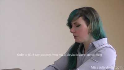 Caned by Miss Belle.