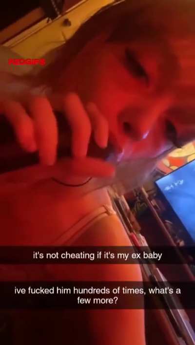 If he's my ex, it doesn't count.