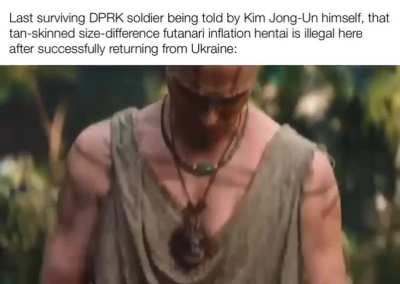 I wonder how those North Korean Soldiers holding up.