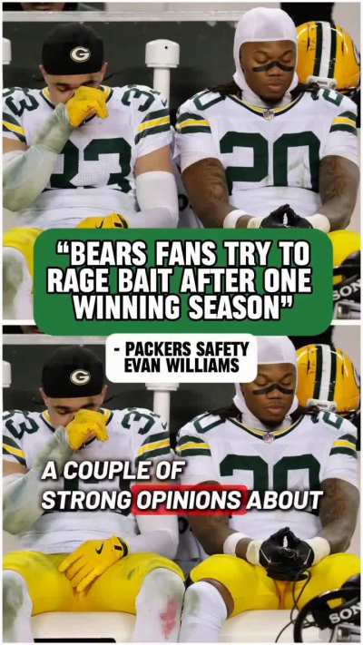 Packers Safety Evan Williams: 