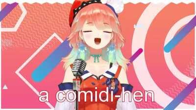 Only one person would laugh at Kiara's joke.