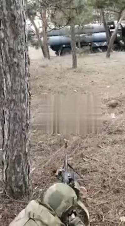 Shooting abandoned missiles with a PKM