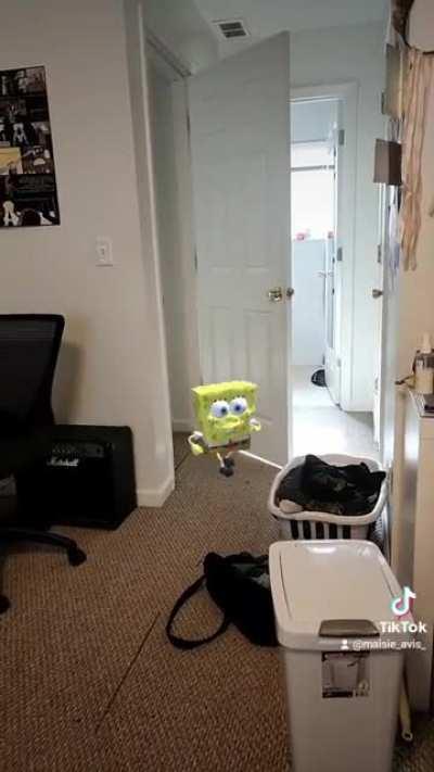 If SpongeBob were real, I'd stomp on him until he was a small yellow stain