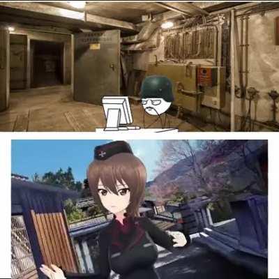 German soldier watches his final video before Hitlers death 1945 coulorized.