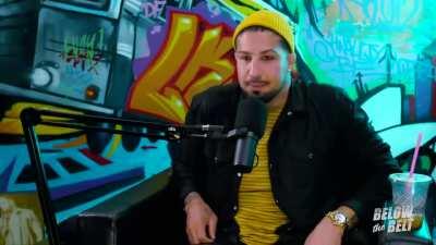 Unedited video of Brendan clearing his throat multiple times, saying he's not sick and blaming it on allgeries. Schuab claims he can't get into the rhythm of sleeping in hotels again.