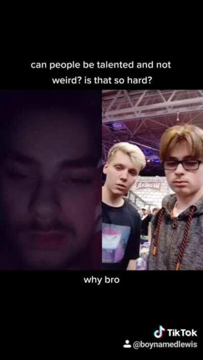 I made a tiktok with pyro at insomnia a year ago and thought I'd relive the moment