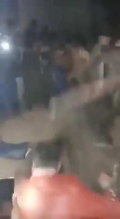 In Mian Channu,Pakistan an old man was dragged out of the mosque and stoned to death by a crowd for blasphemy.The whole stoning video was recorded and uploaded on Twitter.Policemen were also present at the time of the incident yet they did nothing to stop