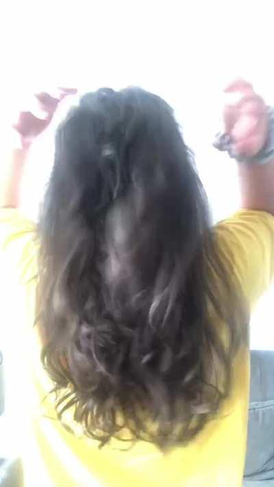 Undoing a ponytail for u/pulldownyourponytail