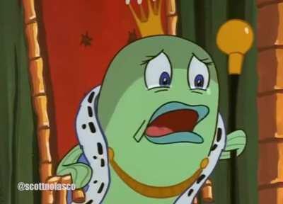 Squidward gets a standing ovation