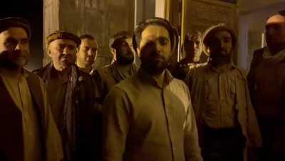 Ahmad Massoud calling on Afghans to join the new Northern Alliance. | Just now.