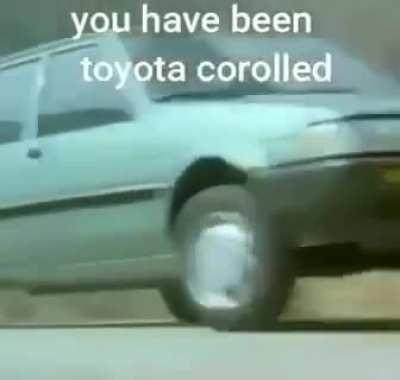 Omygod i can't believe what hapenned to the toyota