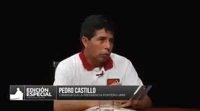 Cuando le preguntan de economia a un socialista ( Pedro Castillo del Peru)