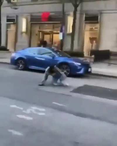 Meek Mill crashes into Car on dirt bike (Yes this is actually meek lmao)