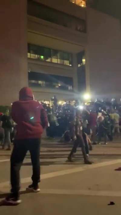 A black 20-year-old student (Justin Howell) is in critical condition with brain damage after Austin Police deliberately shot him in the head; then shot the medics helping him.