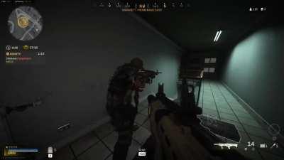 This guy decided to camp the stairs while the contract was up, I couldn't be any happier when he turned around hahahahhaha