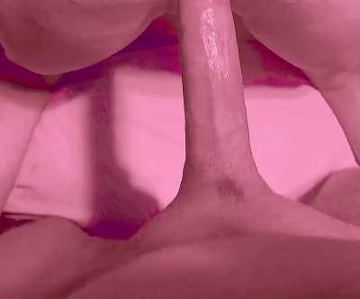 Hugeeeee white cock in my guts