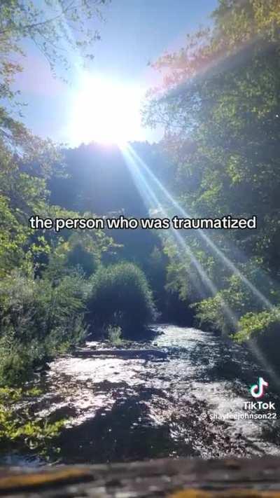 People don’t understand childhood trauma