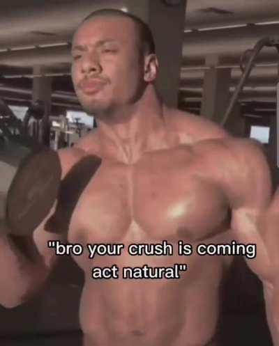 Girls prefer when guys act natural