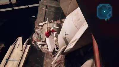 Check out Aerith's slide dabbing :D