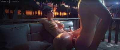 Tracer in Bikini (VGerotica) [Overwatch]