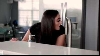 Mom gets her hand stuck in the sink