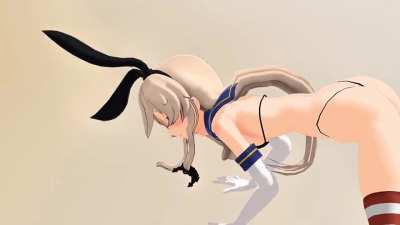 Shimakaze's sexual fantasies (beach) [R18]