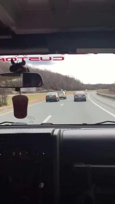 Reckless driver crashes after attempting to wreck car