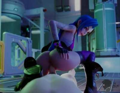 Jinx reverse cowgirl [TheCount]