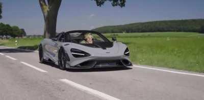 xqc on his way home after winning the McLaren back