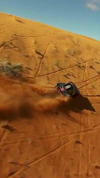 Carlos Sainz in the 2023 Dakar