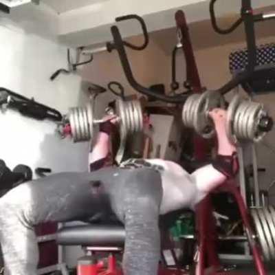When you try lifting your friends weights