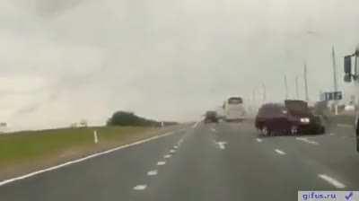 When the idiot literally flies into your lane