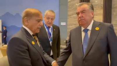 Shehbaz Sharif met Tajikistan's President