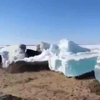 Lake Baikal (Siberia) wakes up after winter