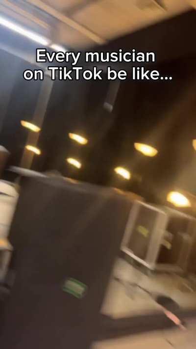 Recording a quick video during tour rehearsal (November 2023)