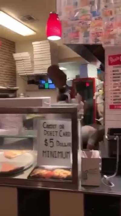 Bro said he waiting for his pizza