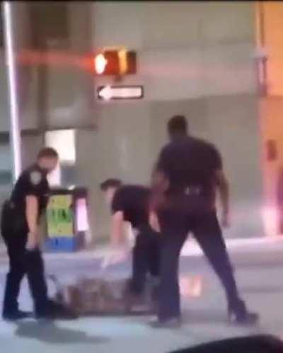 Assaulting an officer
