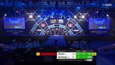 James Wade hits the first nine dart leg at the World Darts Championships for five years