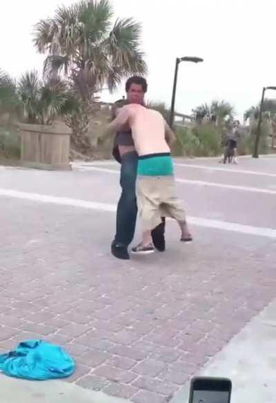HMFT after I try fighting a guy twice my size...