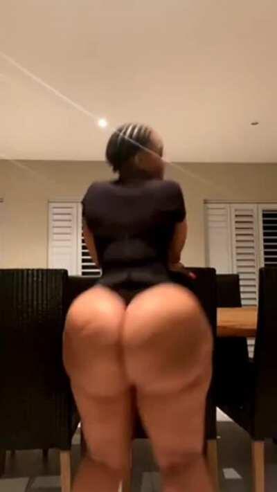 She has no equal when it comes to the booty meat