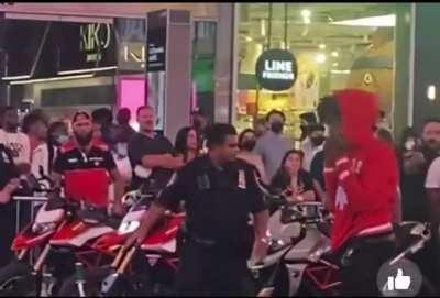 Suddenly police chase