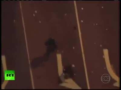 Doom slayer's good at riot control