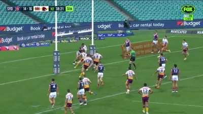 Victor the inflictor Radley gets sent to the sin bin for the 2nd time in the game