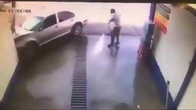 going for a car wash