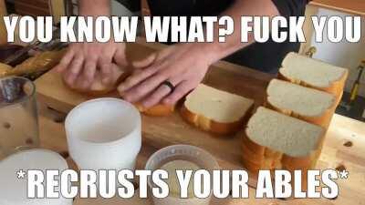 we're 11, we just spit out the crust now 😎😎😎