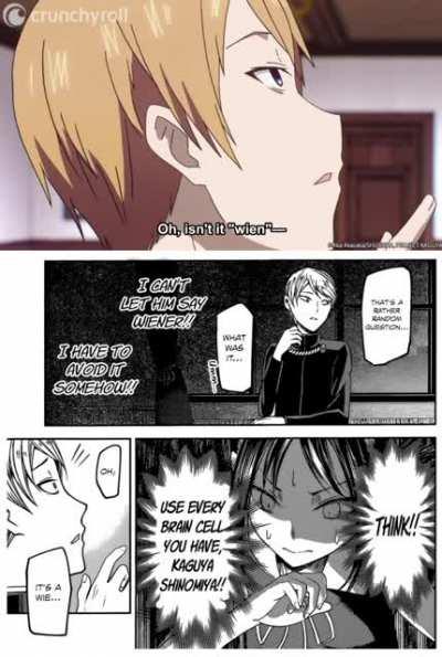 WIENER WIENER (Anime and manga side by side)