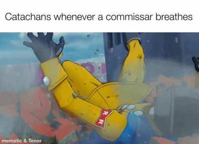 Idk much about 40K lore, but damn the Catachans are absolute chads.