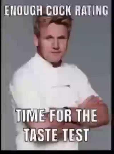 time for the taste test