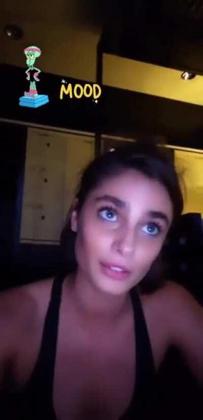 New from her Instagram Stories