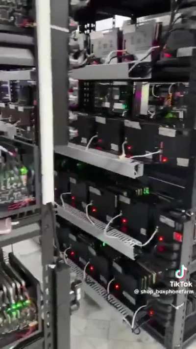 iPhone social media bot server farm of some sort